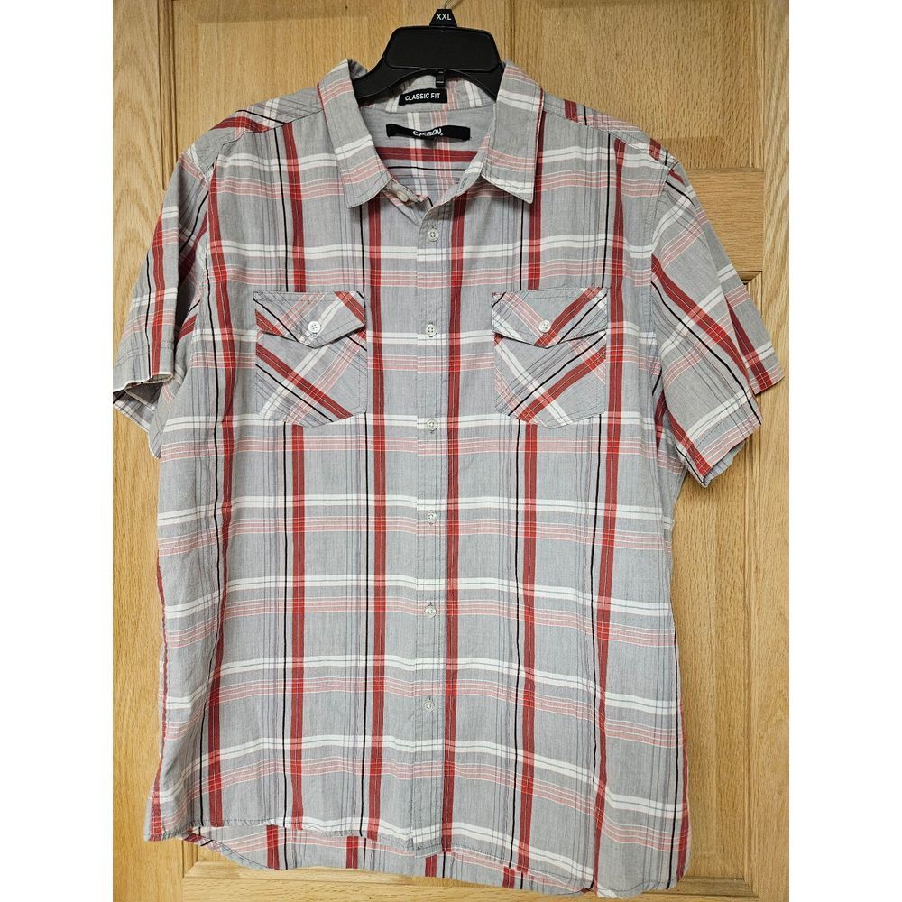 Carbon Classic Fit XL Plaid Button Down‎